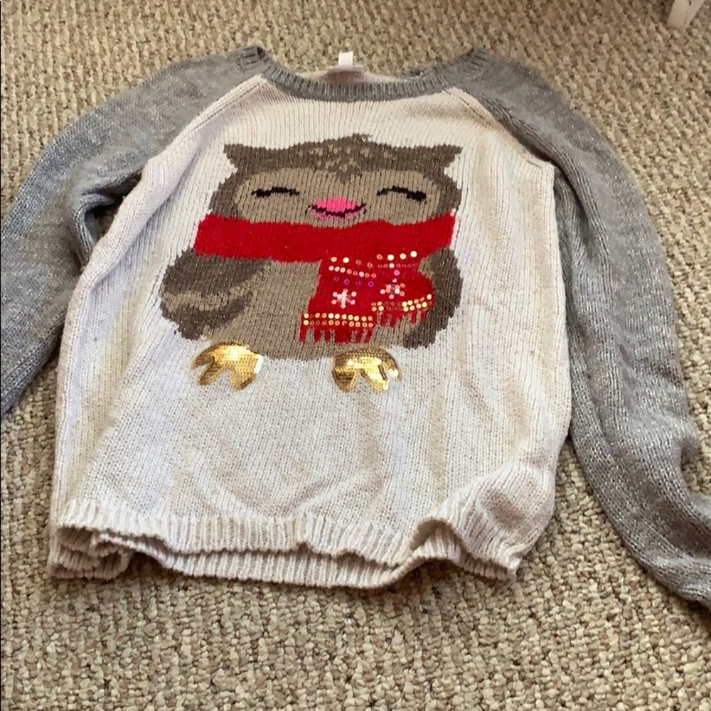 Kids owl sweater